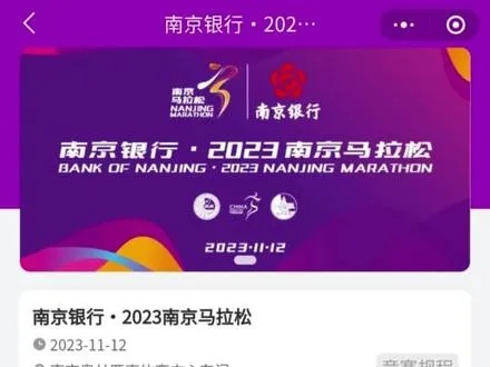 2023南京马拉松中签率有多高？-第3张图片-www.211178.com_果博福布斯